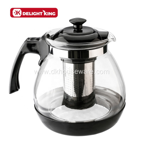 Glass Tea Infuser Pot Water Tea Kettle Teapot